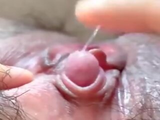 Japans close-up clit orgasme contracties @ 5:23