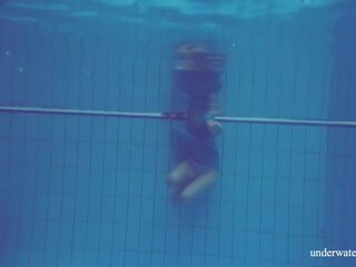 Marusia movies you her hairy sweet vagina in the pool