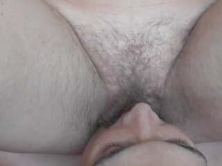 Hairy facesit with rimming
