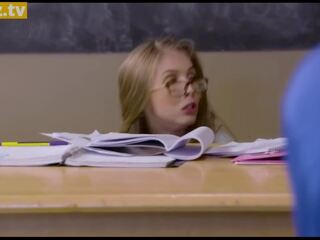 School feature Lena Paul is Having dirty clip At Her Final Exam, ebrazz.tv