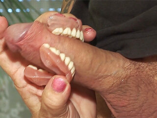Toothless Blowbang with 74 Year Old Mom, x rated film fb