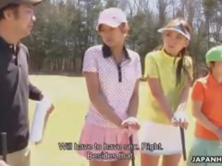 可愛的 高爾夫球 寵兒 nana kunimi initiate 一 mistake 和 現在 她