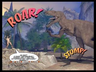 CRETACEOUS putz 3D Gay Comic Sci-Fi adult clip Story