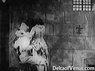 Antický francouzština pohlaví film vid 1920 - bastille den